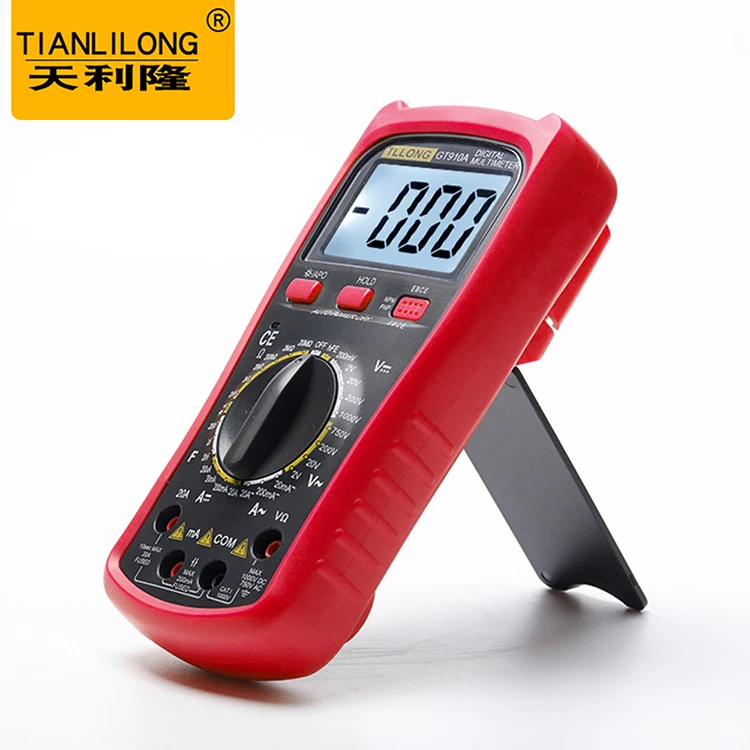 High Precision Universal Meter Multimetro LCD Digital Multimeter With Shockproof Set & LCD Digital Display
