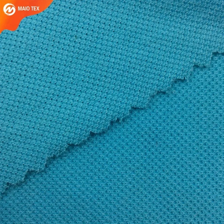 
combed single jersey knit pk tc pique fabric for sportswear and sweaters 