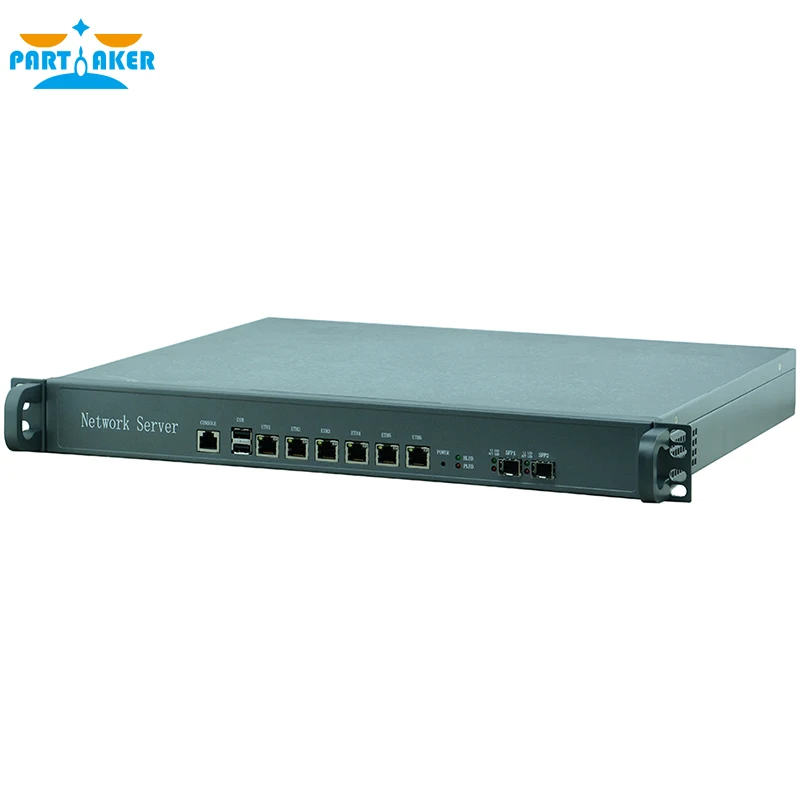 
Partaker F9 1U Network Server Firewall Appliance With i3 3220 H67SL 6* Intel 82583V 2*SFP 