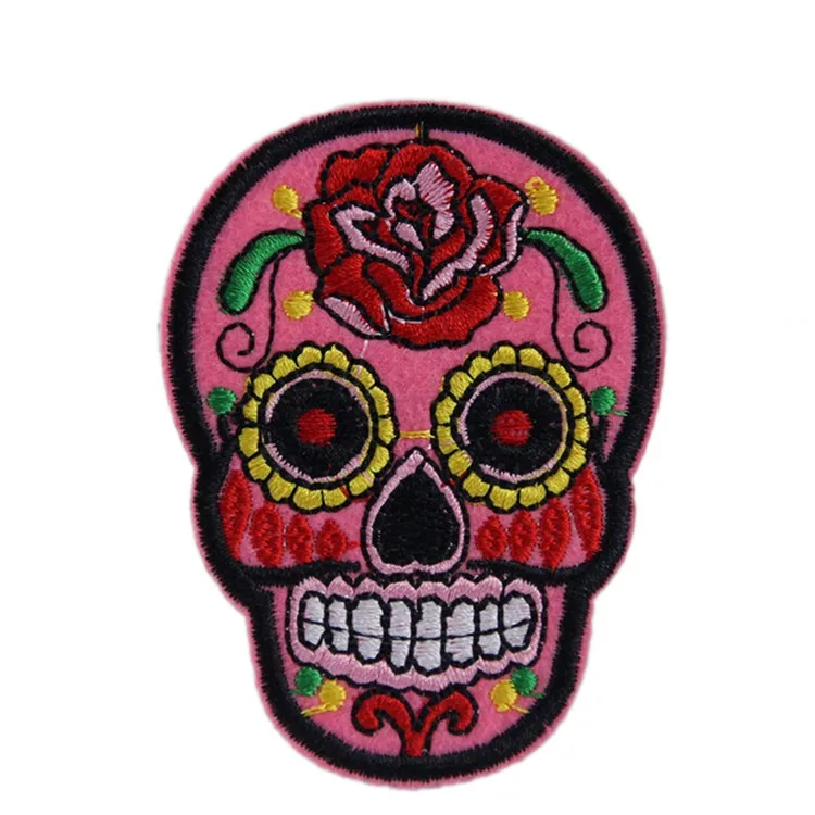 Cheap patch iron on patch custom sew on embroidery patches