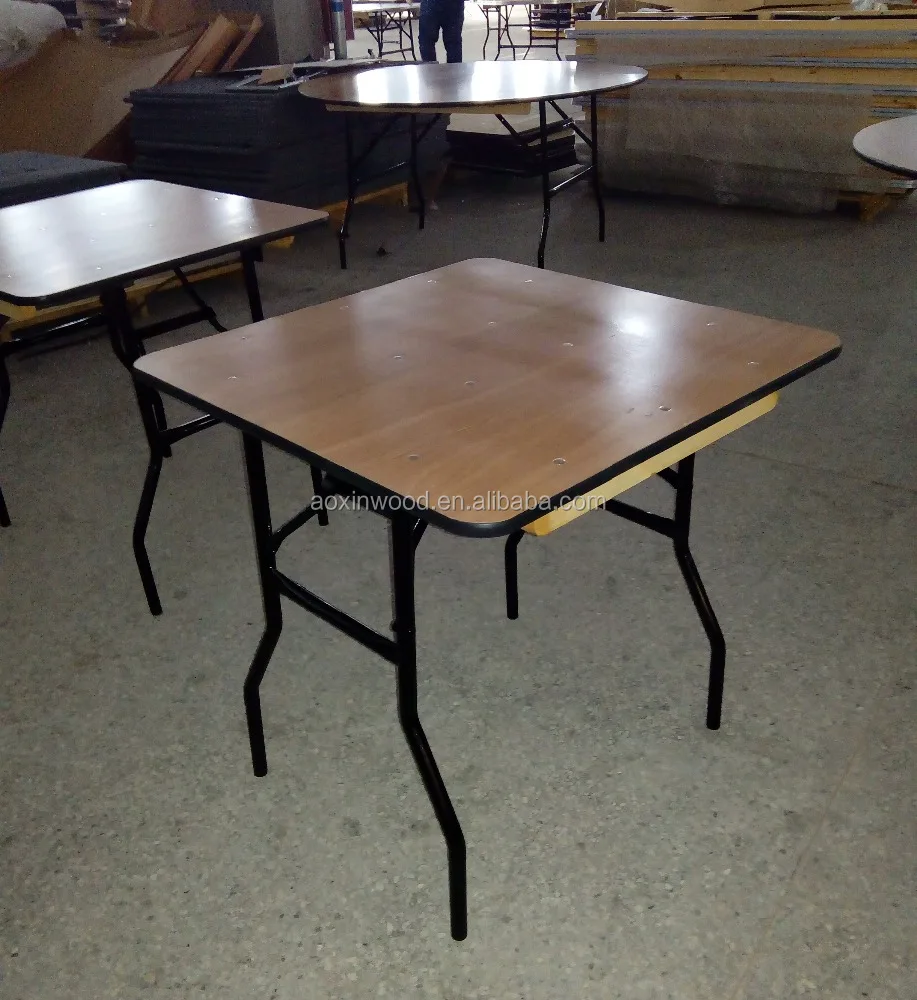 cheap plywood folding table for banquet