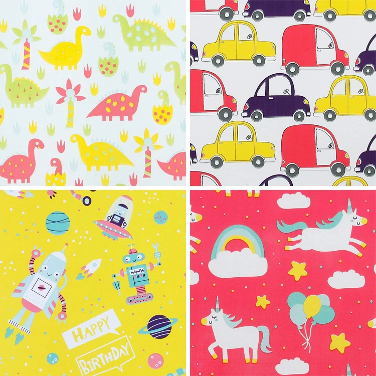 
Chinese Factory Printed Wrapping Paper Roll For Gift Packaging 