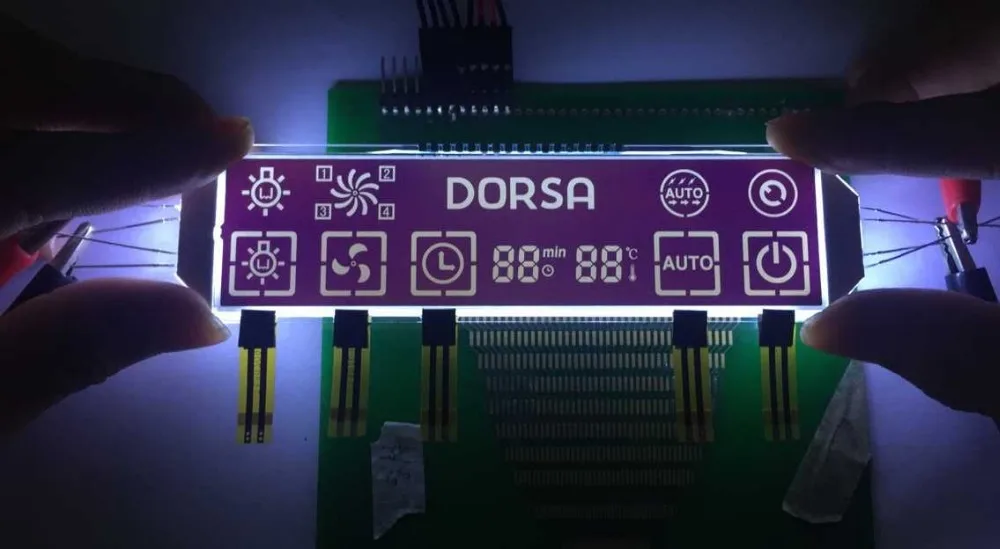 Custom negative TN LCD display FPC
