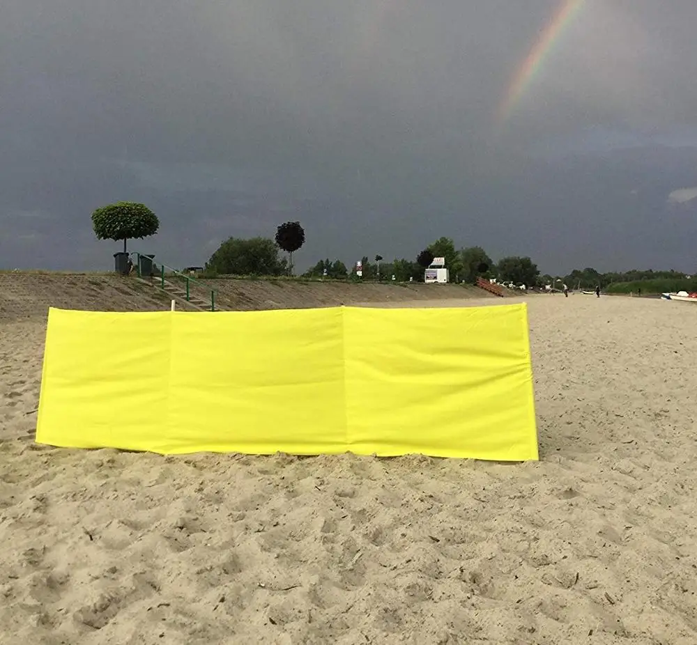 factory supply Wood Poles Windbreak Beach Screen