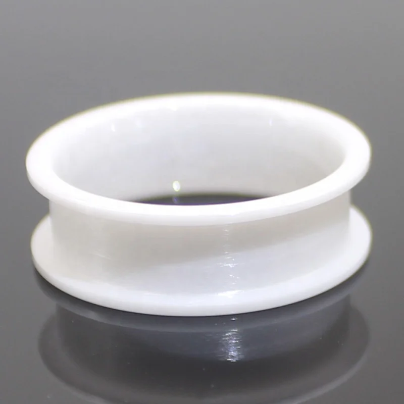 Custom 4mm 6mm 8mm 10mm High Quality White Ceramic Ring Blanks for Inlay