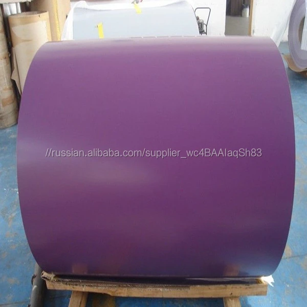 Оцинкованная сталь с полимерным покрытием / PPGI PPGL цвета с покрытием стальной	 Оцинкованная сталь с полимерным покрыт