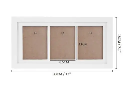 Wholesale hot picture frame baby hand footprint baby hand print solid wood frame