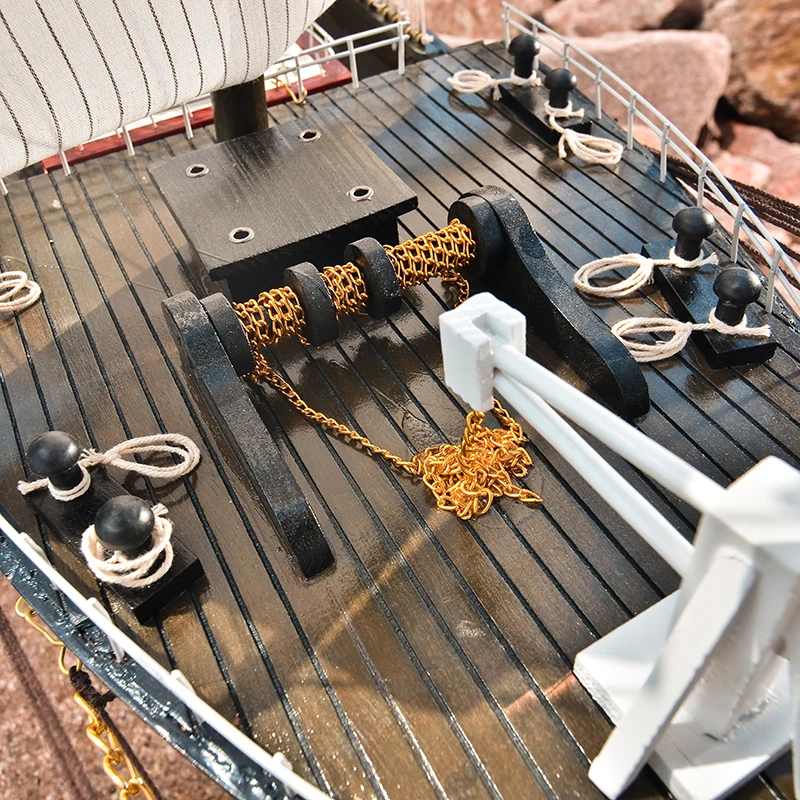 Big Length 240 CM Wooden Handcraft Ship Model PTW001