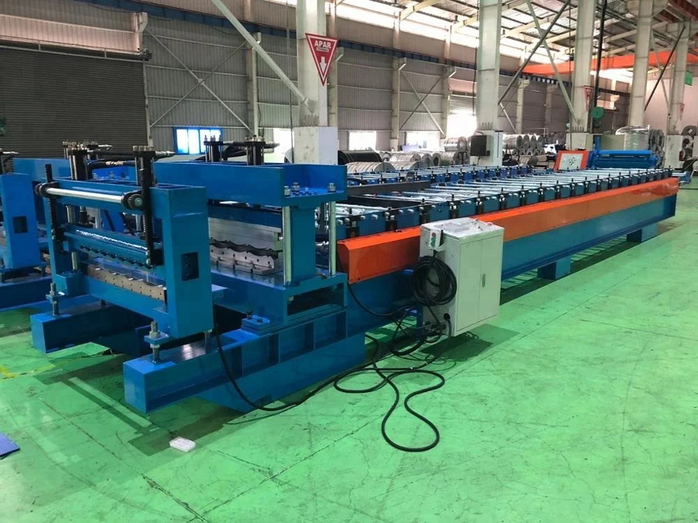 Good quality roof tile making machine galzed tile forming machine