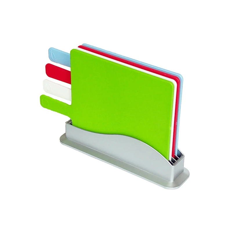 JOYWAVE Wholesale Portable Kitchen Colour Coded Chopping Board Set Chopping Blocks Kitchen Vegetable Cutting /cheese Cutting