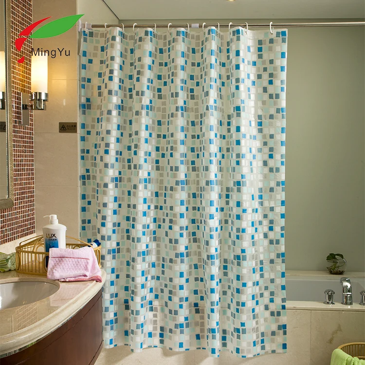 
Chinese Custom Shower Curtain PEVA Bath Curtain 