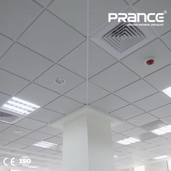 
competitive price PVC faced gypsum board ceiling tile for hot sale 