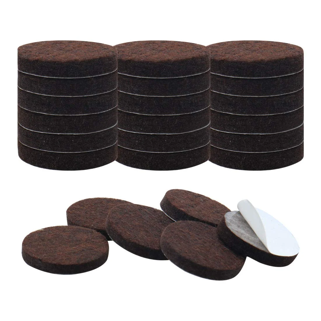 Custom Size Cheap Self Adhesive Wool Felt Pad Floor Scratch Protector Felt Pads