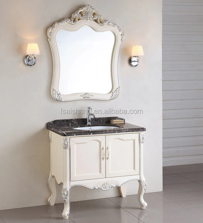AS-21051 Solid Wood Bamboo Bathroom Vanity Cabinets Freestanding Vanity Cabinet