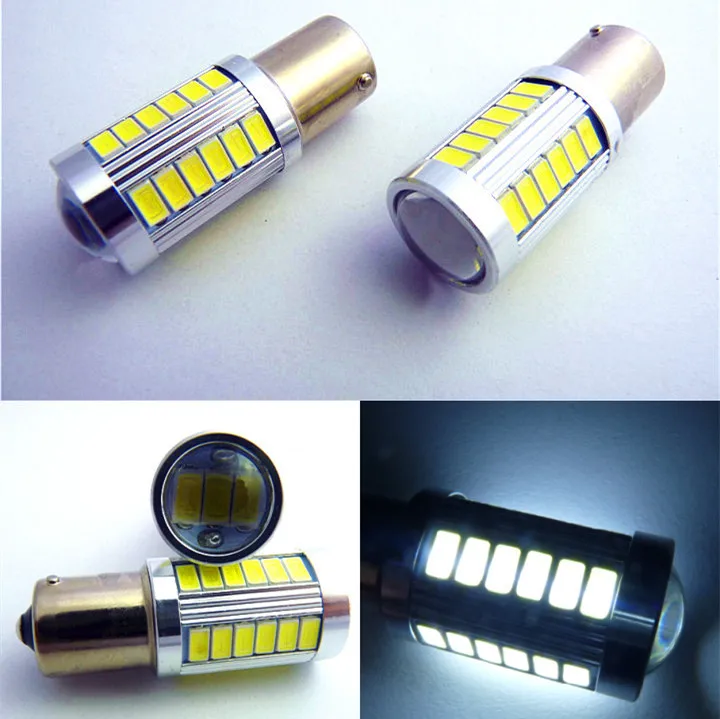 cheap price automotive white led Turn Signals light 5630 33smd 7440 1156 3156 bulb