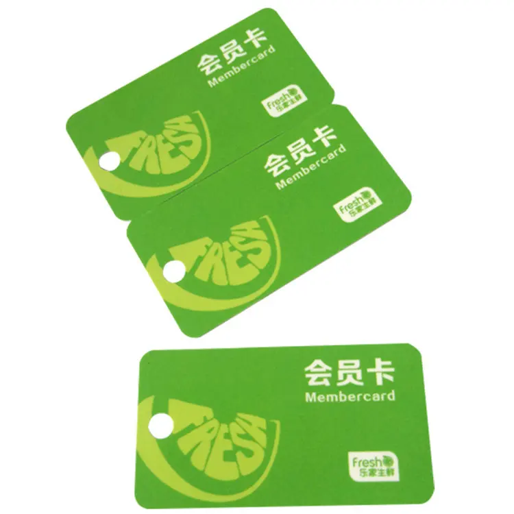 Wholesale membership PVC secured combo card with Barcode Printing