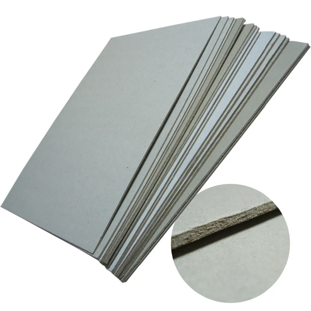 
different size duplex paper board, laminated gray paper board 