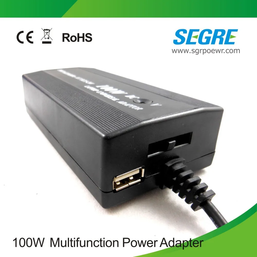 100W многофункциональный ноутбук адаптер настольный блок