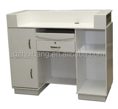 high quality wood salon cheap reception desk /table hb-f719-f1