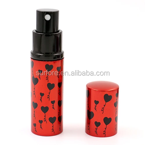 10ml  Atomized bubble Mist Spray Pump Aluminum Perfume Bottle Empty 10ml perfume atomizer