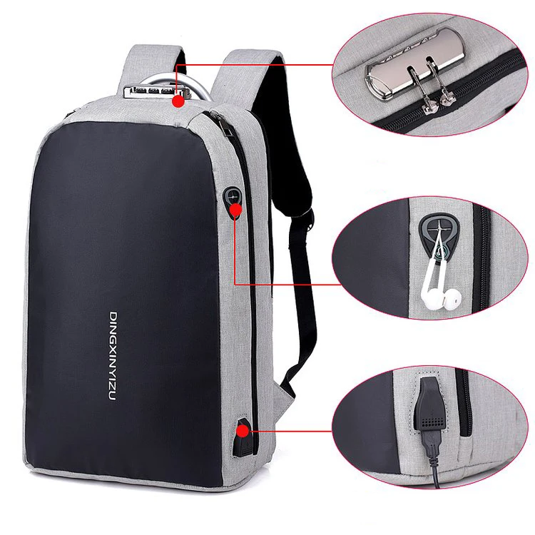 Wholesale China Laptop Backpacks Back pack waterproof Anti theft Backpack Bag With Usb Charging