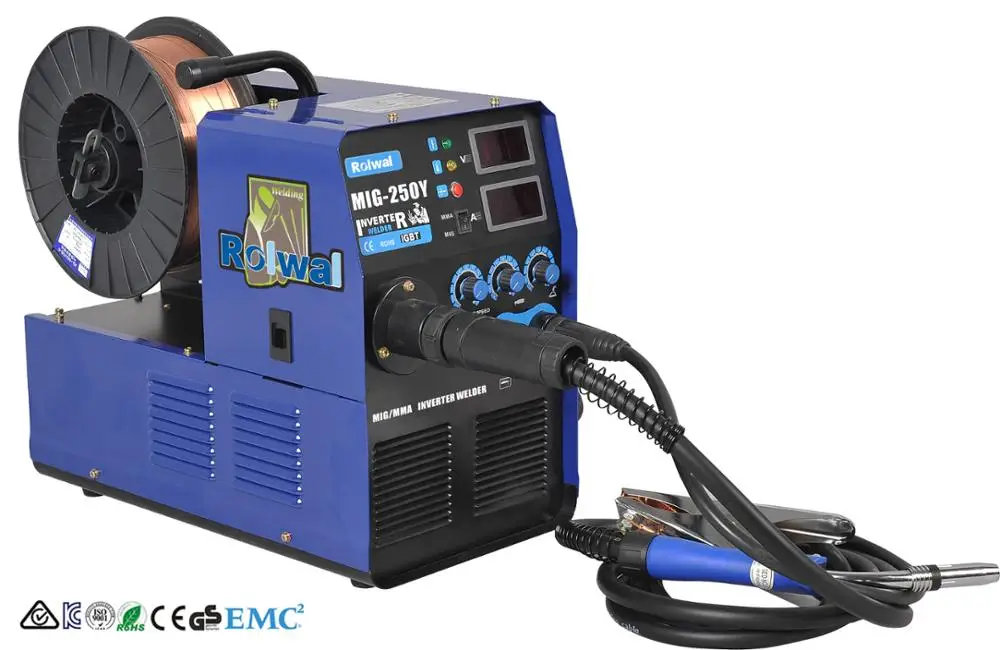MIG250Y MIG315Y MIG MAG MMA 250Amp 315Amp  Co2 Gas Shielded IGBT Inverter Welding Machine  15kgs wire feeder