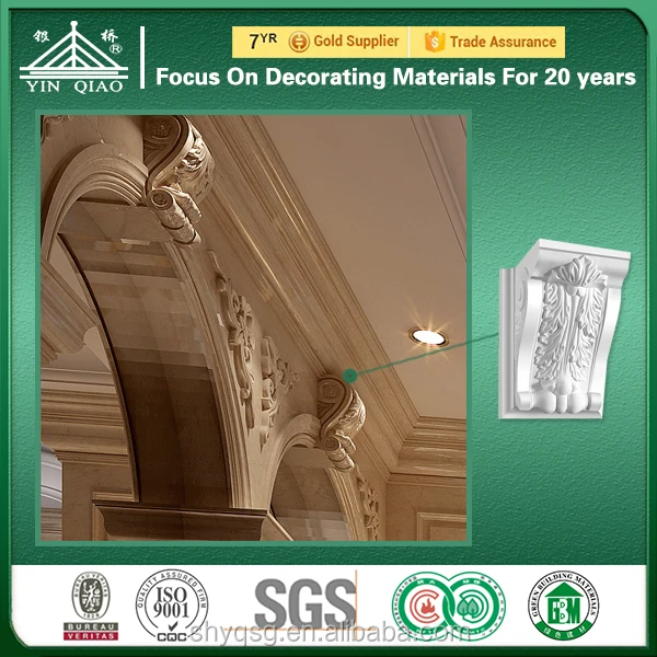 Flower Design Construction Building Materials Wall Decoration plaster of Paris Corbel