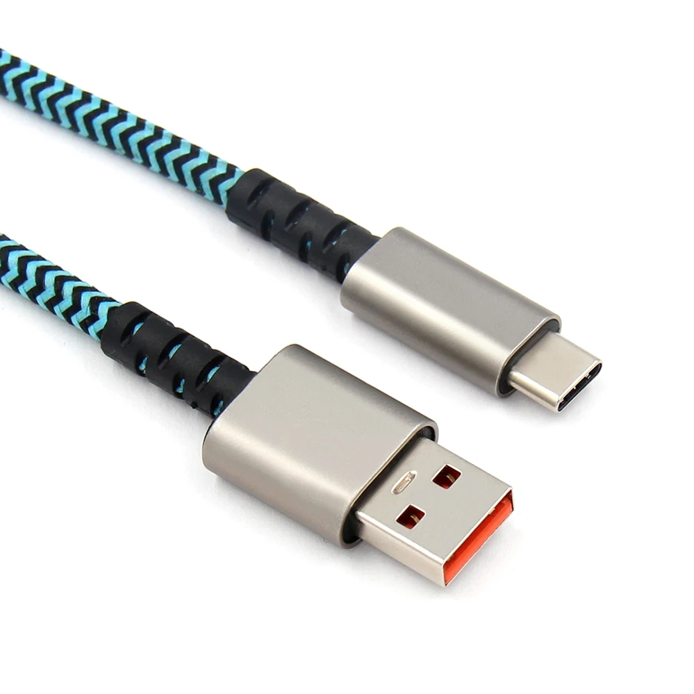 Лидер продаж новый модный дизайн USB 3.0 TYPE-C кабель нейлоновый Плетеный USB-кабель типа C для зарядки и передачи данных