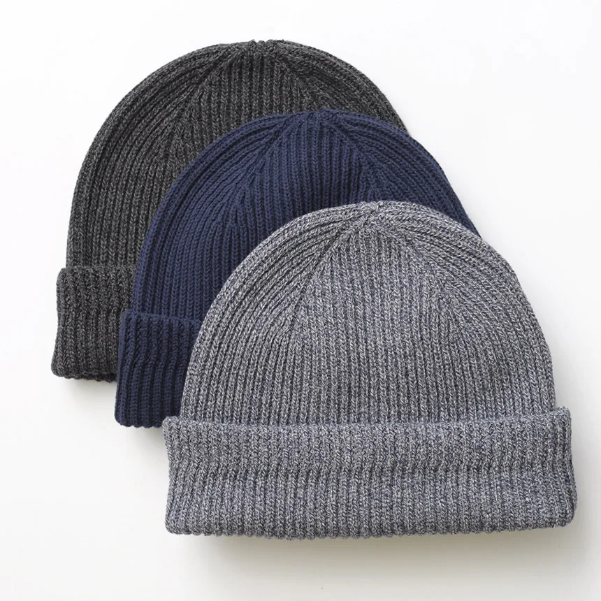 2022 High Quality Woven Label Logo solid color Winter Hat Fisherman Beanies,Men Women Wool Acrylic Knitted Beanie