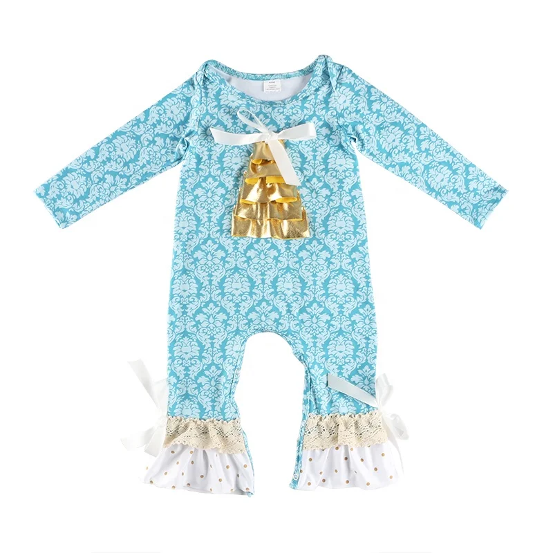 Boutique Wholesale China Baby Body Suits Girl Clothes Newborn Baby Romper for Christmas