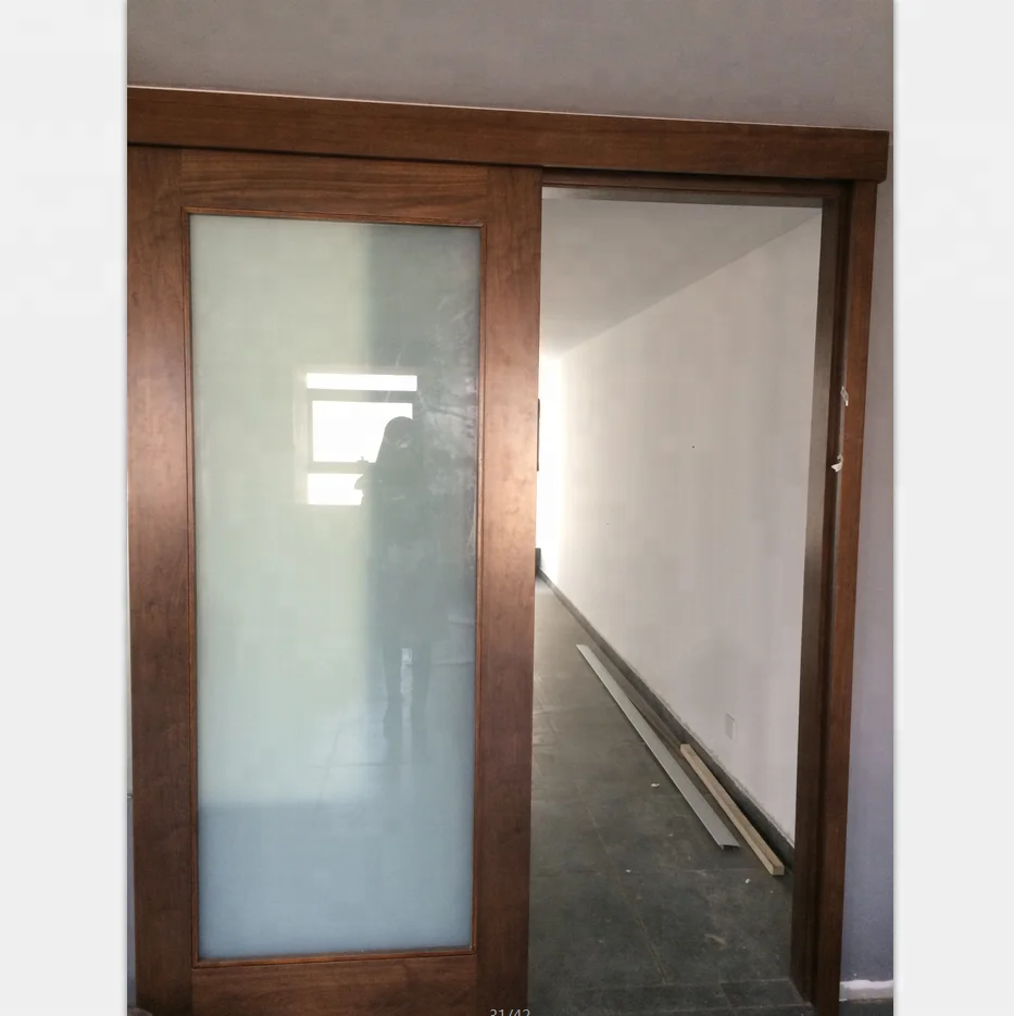 
Swing Bathroom, Bedroom Door Sliding Interior Formica HPL Wood with Laminated Glass for Spring Hill Hotel Entry Doors UNIQ Door 