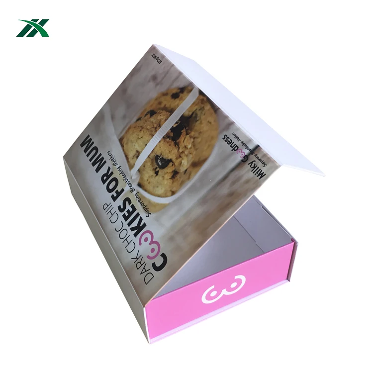 Custom printed hot sale cardboard white baklava collapse gift boxes packaging