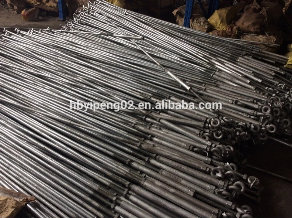 Manufactured hot dip galvanized Hot forged steel Turnbuckle Stay Rod with factory direct price