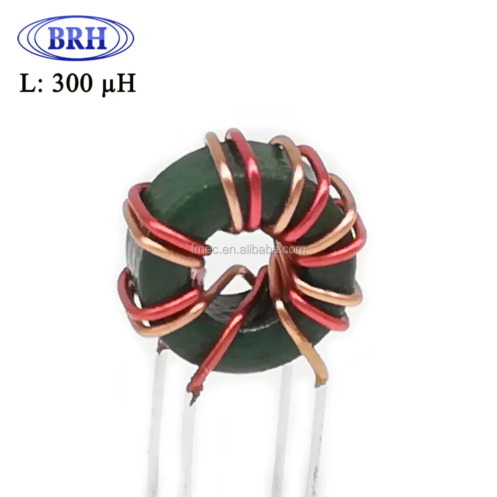 Toroidal wire wound common mode choke coil inductor 300uh