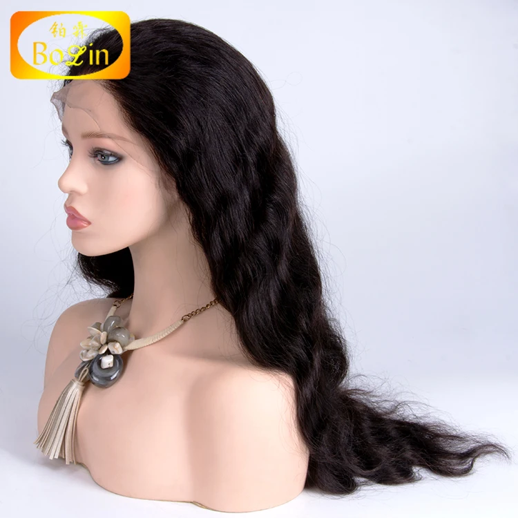 9A Grade Mink Brazilian Body Wave Hair Full Lace Wig 150% Density Swiss Lace Preplucked Human Hair Wig