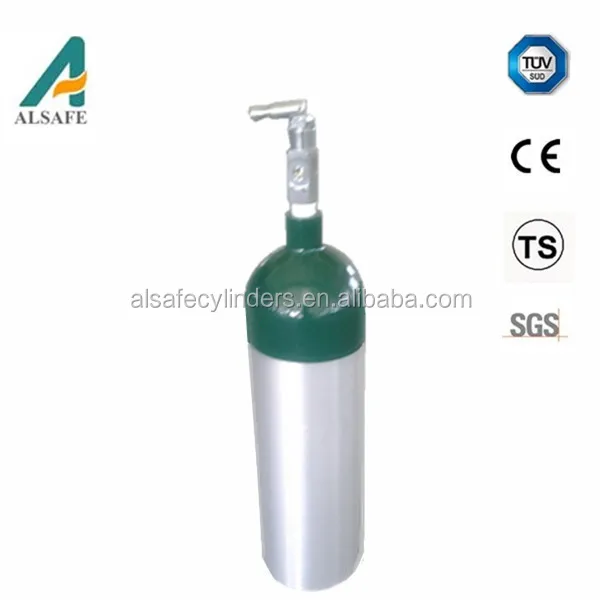 ALSAFE M series aluminum high pressure medical portable oxygen tank