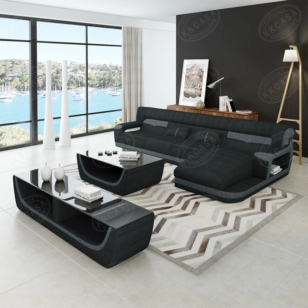 High quality house use pure white 3 seater leather sofa set living room furniture modern