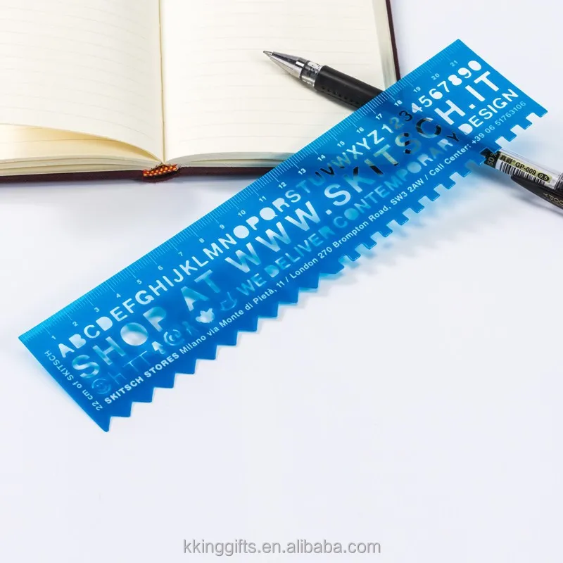 That is made the plastic ruler with a hole l shaped 13cm ruler