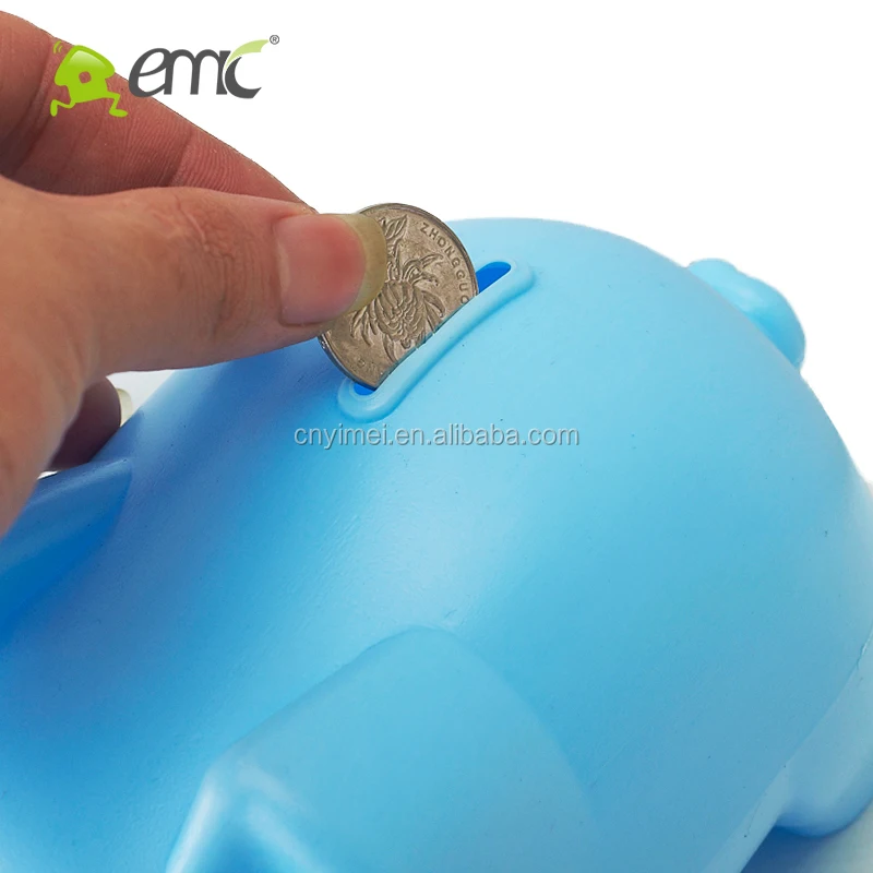 animal style pig piggy bank lovely with plastic