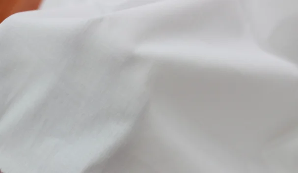 plain white 55% cotton 45% polyester poplin fabric