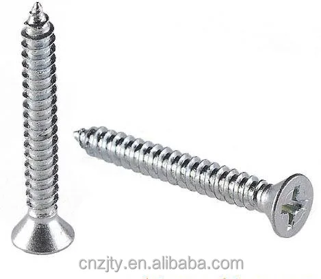 China factory wholesale self tapping screws Nickle plated