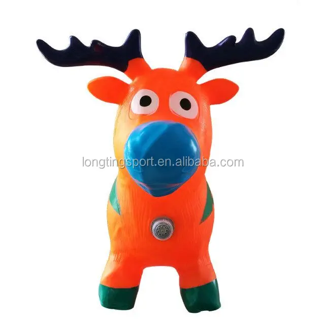 
Pvc Moose jumping toy hopper jumping bouncy animal for sale 
