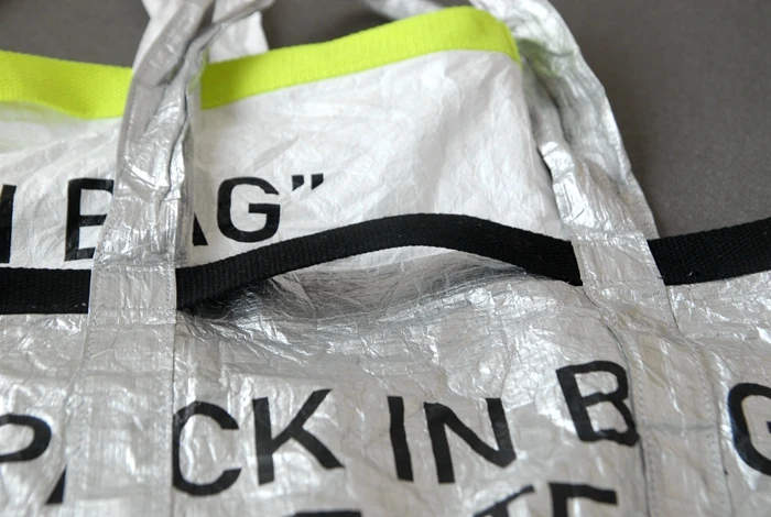 Custom logo printed tyvek tote shoulder shopping bag