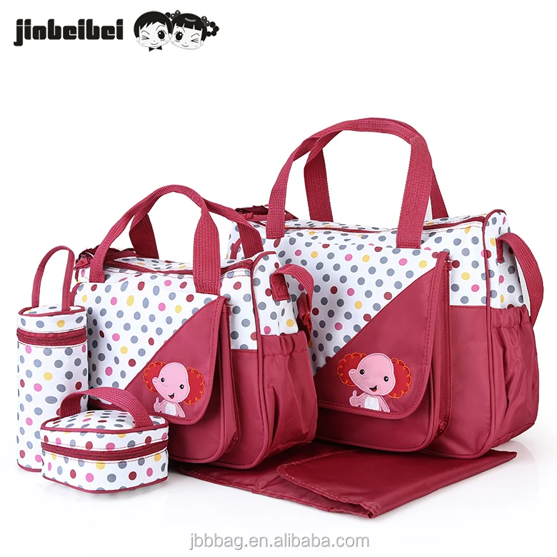 
Hot sale new design multifunctional mommy diaper travel baby bag with baby changing pad 