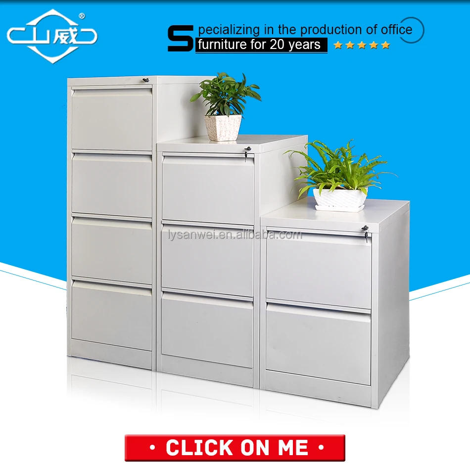 wide steel drawer metal vertical filing cabinet