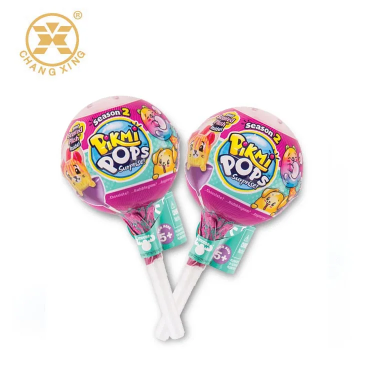 Metallized pet film manufacturer pvc lollipop candy wrapper twist film lollipop wrappers heat shrink