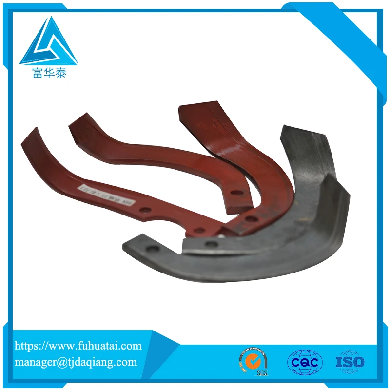 OEM high quality rotary hoe blades rotary tiller blade agricultural machinery spare parts