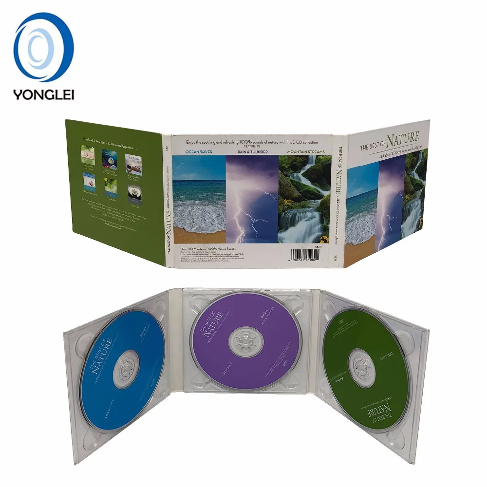 Music CD duplication and 6 panel cardboard CD digipak