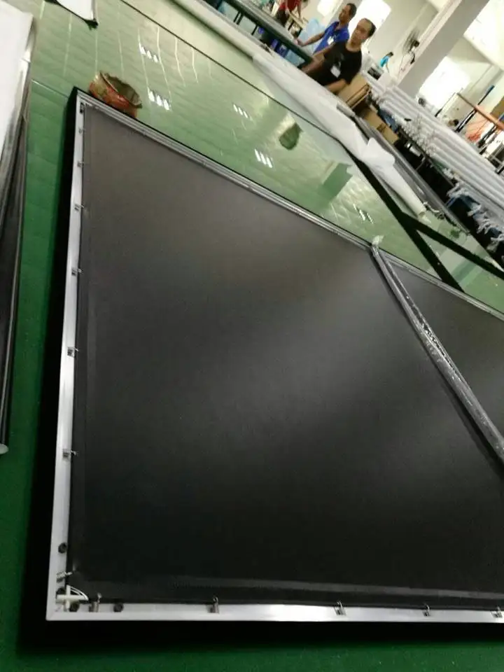 135 inch ALR fabric double sided fixed frame screen
