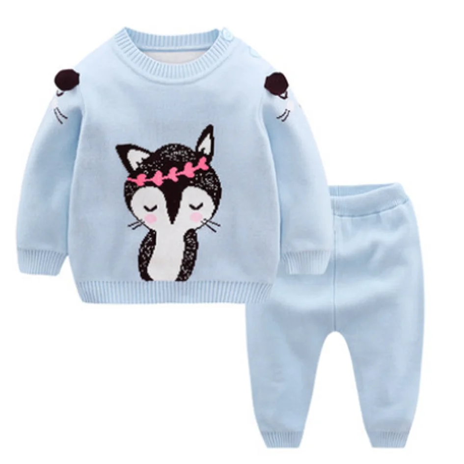 
Latest Custom Baby boys Girls Clothing Set knitted sweater 